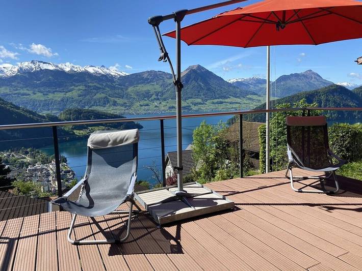 Ferienhaus für 7 Personen, mit Terrasse und Garten