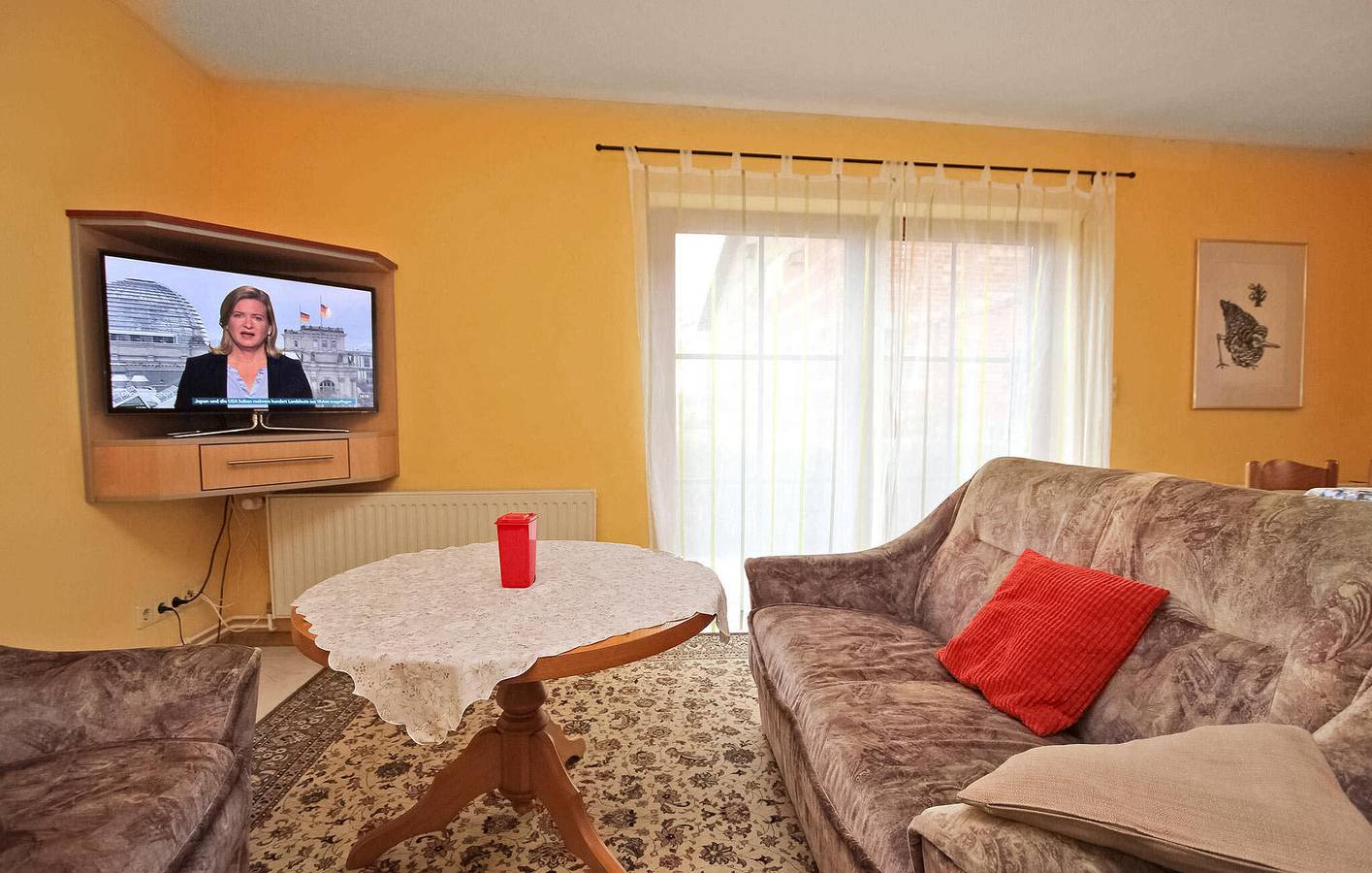 Ganze Ferienwohnung, Rückzugsort am Strand mit TV, Terrasse und Parkplatz in Userin, Mecklenburg-Strelitz