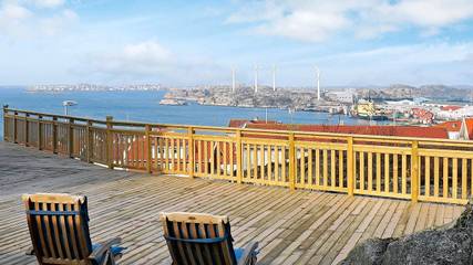 Strandhaus für 2 Personen, mit Terrasse und Ausblick in Schweden