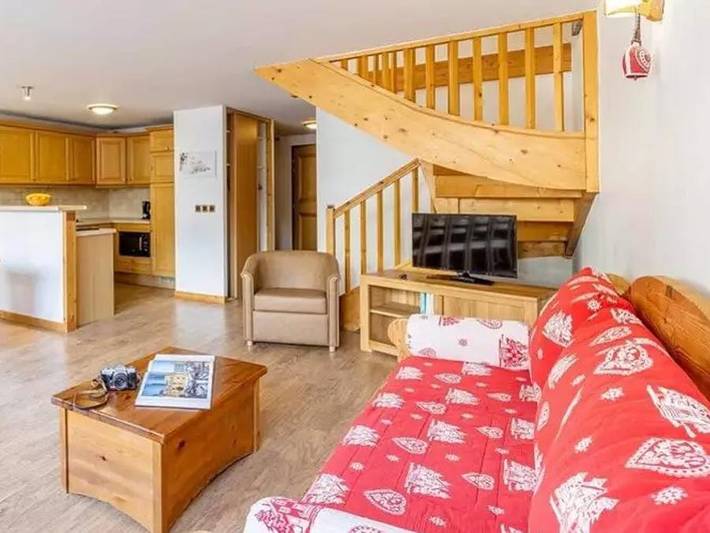 Madame Vacances - Les Jardins de la Vanoise - Wohnung 13 personen - Wohnung 5 Zimmer Duplex 13 Personen in Pralognan-la-Vanoise, Vanoise-Massiv