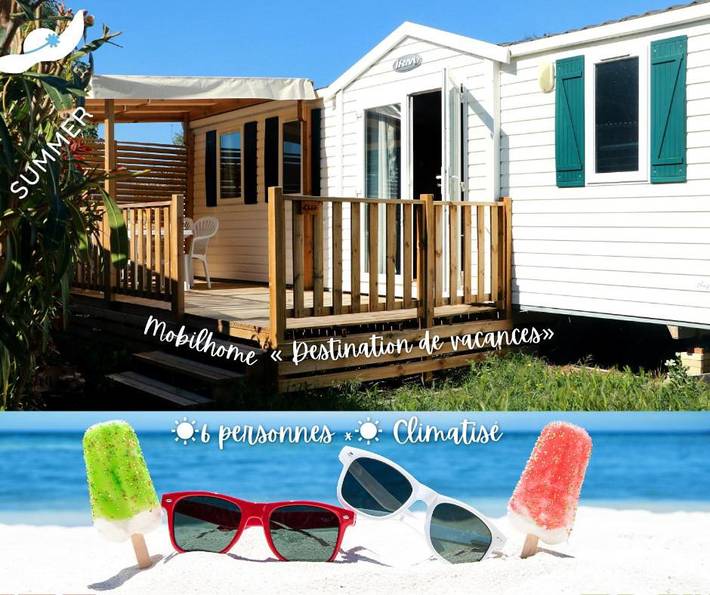 Camping para 6 personas, con Terraza y Jardín en Sigean