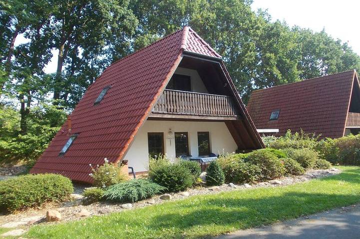 Ferienhaus für 4 Personen, mit Garten und Balkon in Marlow