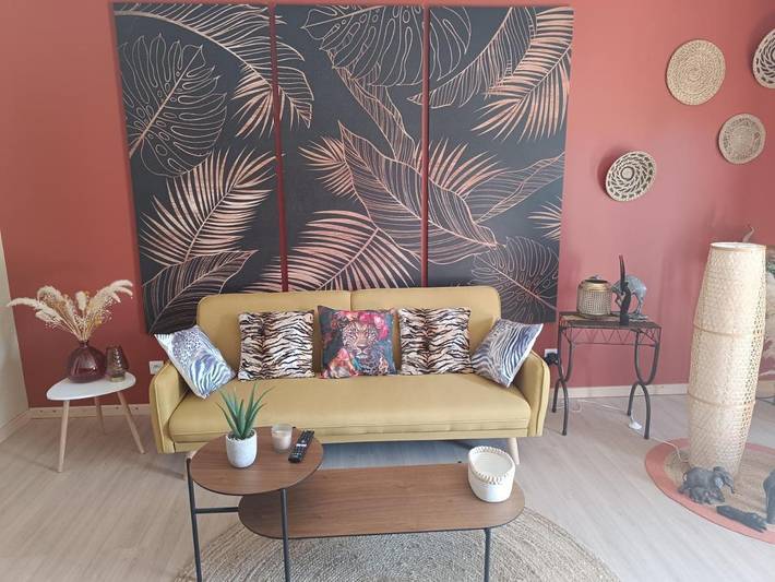 Appartement de vacances pour 2 personnes, avec jardin et terrasse, animaux acceptés
