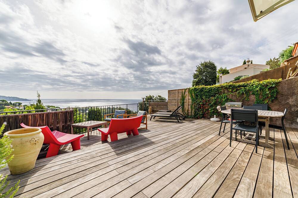 Mazet panoramic sea view 4 pers in Le Lavandou, Parc national Port-Cros