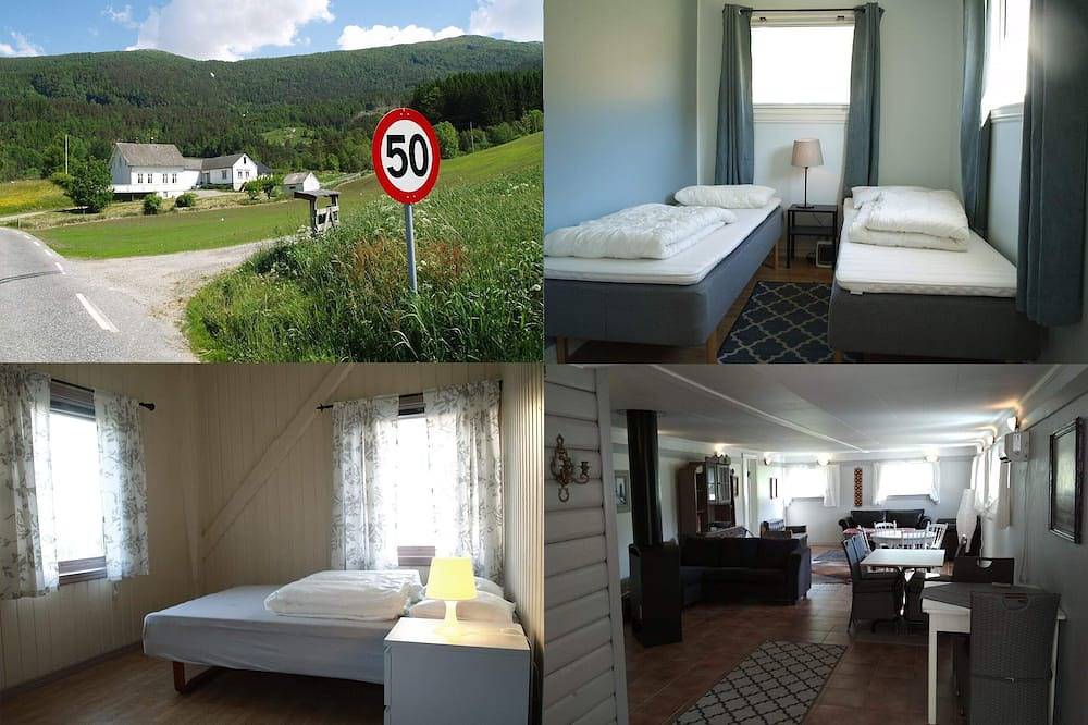 5 bedrooms, large apartment on farm, nice view and nature in Herand, Hardangerfjord