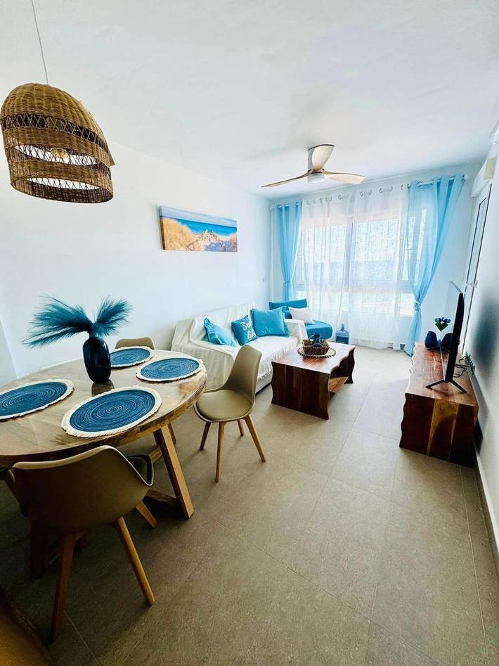 Entire apartment, Apartment 'Encanto Del Mar La Manga, Sea View' with Sea View, Wi-Fi and Air Conditioning in Playa del final de la manga (La Manga), San Javier