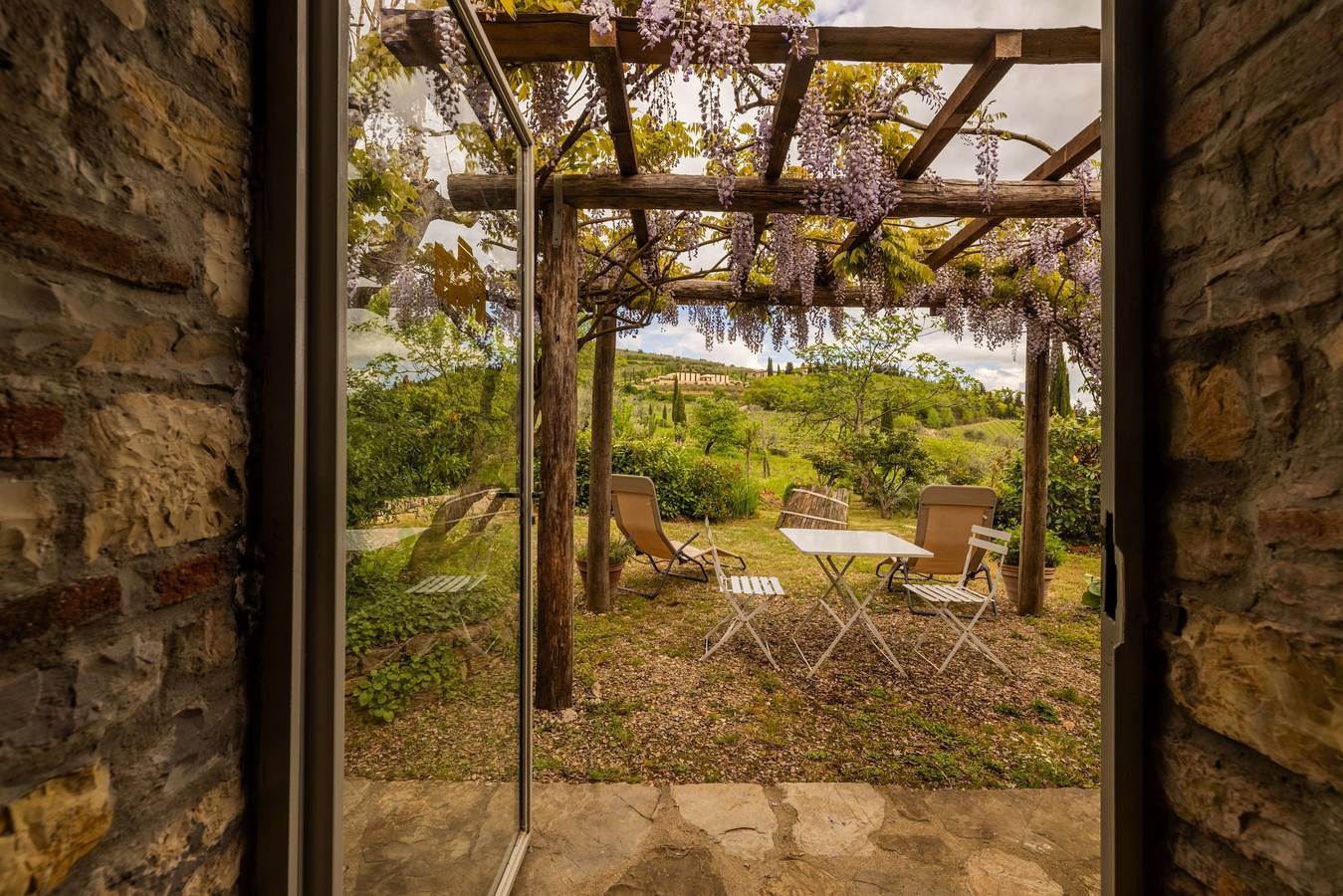 Ganze Wohnung, Ferienwohnung 'Vallone Di Cecione Parata' mit privatem Garten und Wi-Fi in Chianti