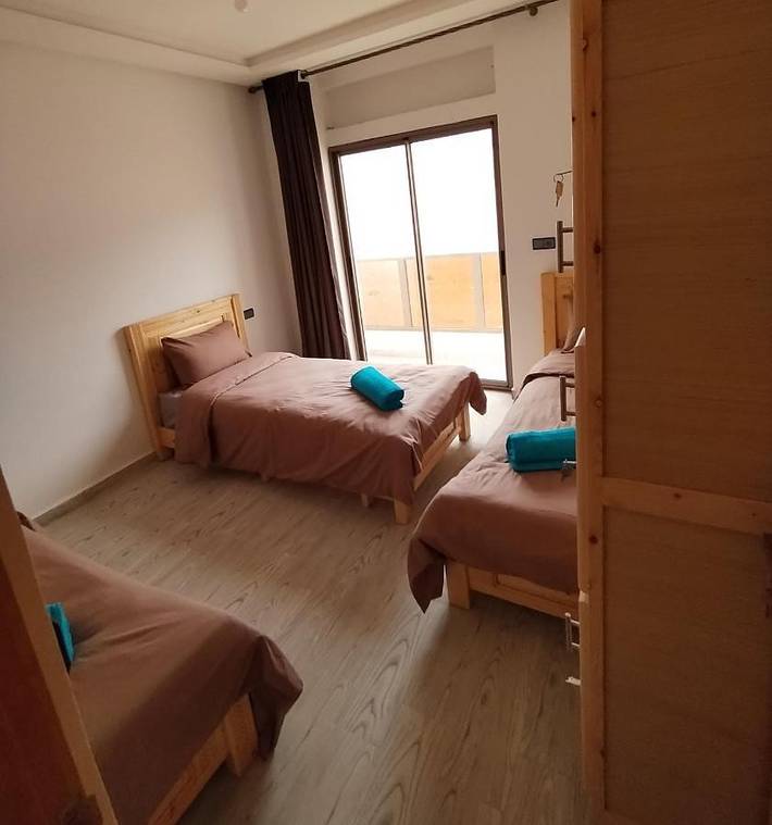 Gîte pour 5 personnes, avec balcon dans Aftas Imsouane