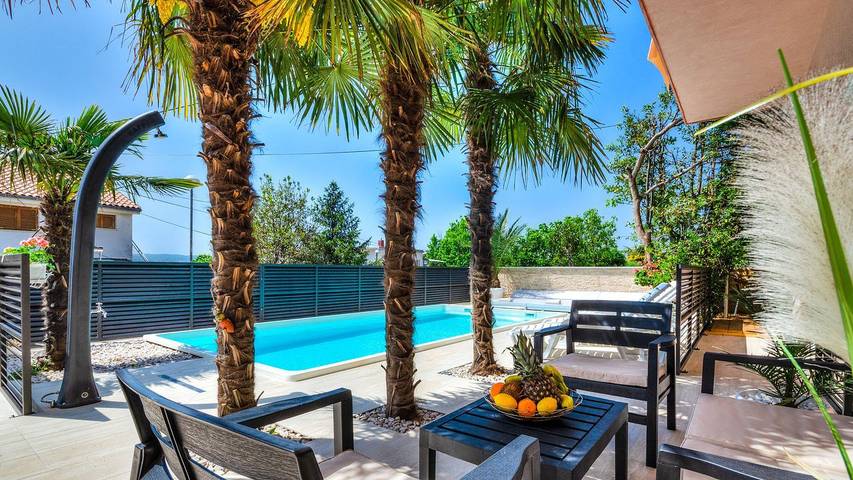 Ferienwohnung für 8 Personen, mit Pool und Garten in Crikvenica - 3