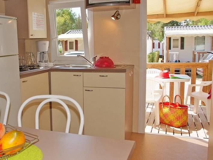 Camping Tikayan Rives du Lac de Sainte Croix - Mobilheim 4 personen - Idaho Eco. in Bauduen, Brignoles Region