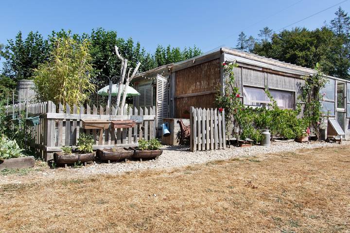 Caravane pour 4 personnes, avec Jardin dans Cotentin