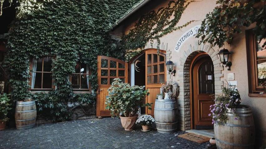 Ferienwohnung für 4 Personen, mit Garten in Rheinhessen