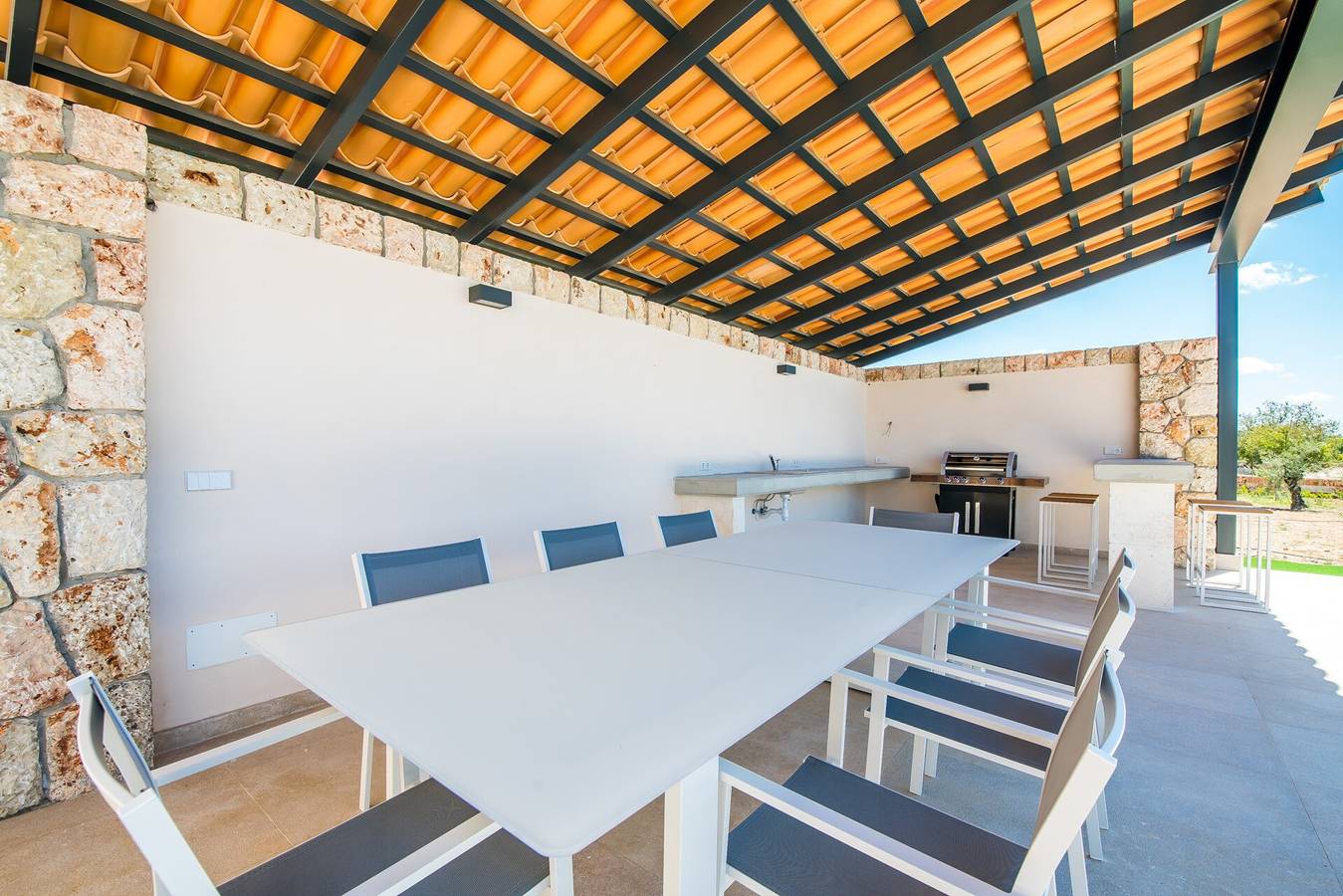 Landhaus 'Son Quillot 2' mit Bergblick, Wlan und Klimaanlage in Ariany, Mallorca Inselmitte