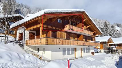 Cottage pour 4 personnes, avec balcon à Adelboden