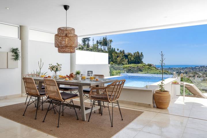 Casa de férias para 4 pessoas, com Varanda e Terraço e ainda Piscina and Vista em Marbella