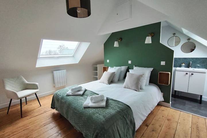 Location de vacances pour 10 personnes, avec jardin à Plouha