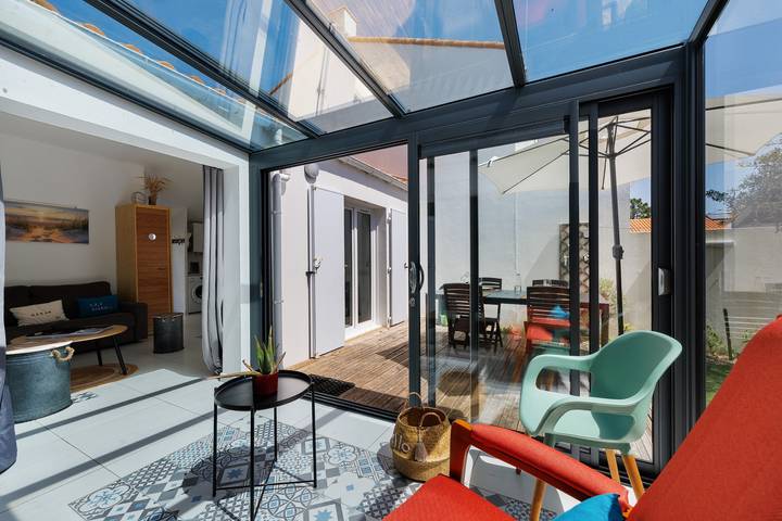 Maison de vacances pour 6 personnes, avec Jardin