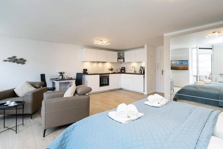 Ferienwohnung für 2 Personen, mit Balkon und Ausblick auf Sylt