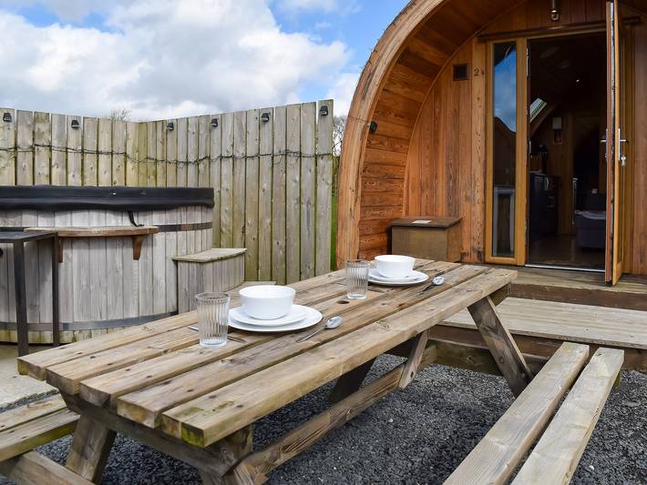 Glamping for 4 people, with garden, with pets in the Lake District