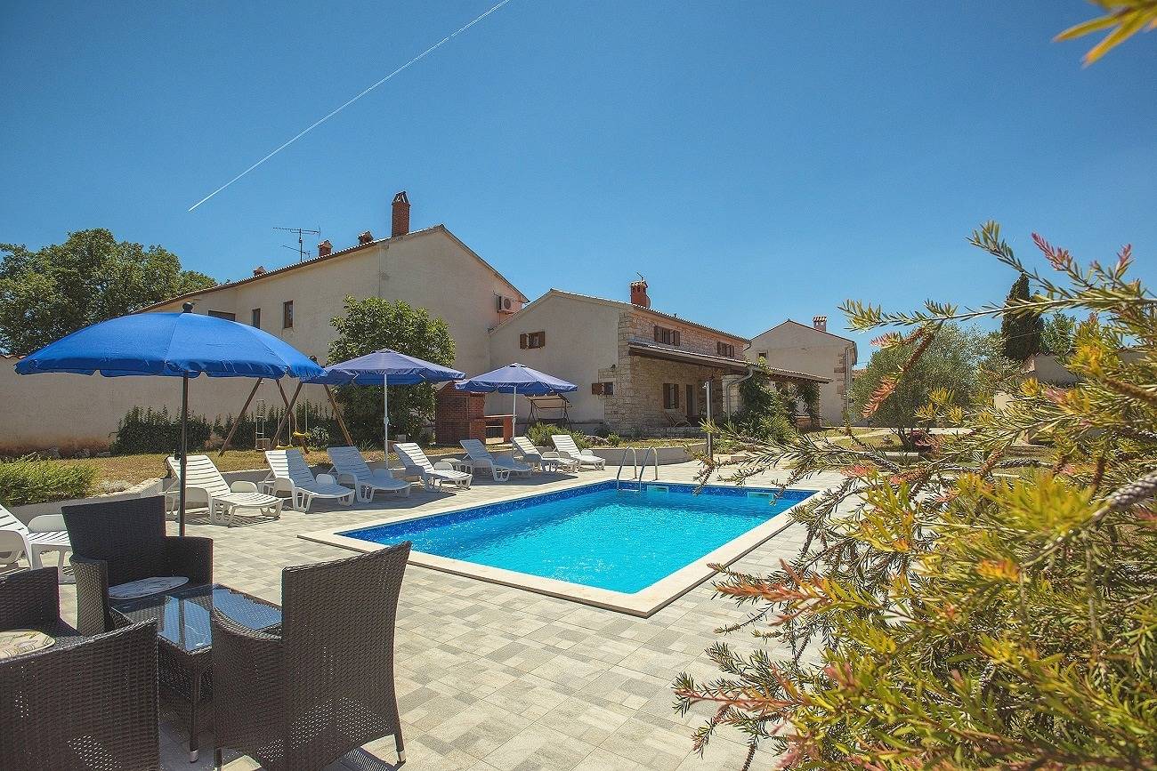 Herrliche Finca mit privatem Pool, Klima, Wlan in Marčana, Südküste Istrien