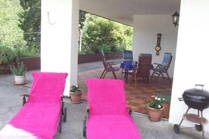 Ganze Wohnung, Gemütliche Ferienwohnung mit Burgblick und großer Terrasse in Elmstein in Elmstein, Landkreis Bad Dürkheim