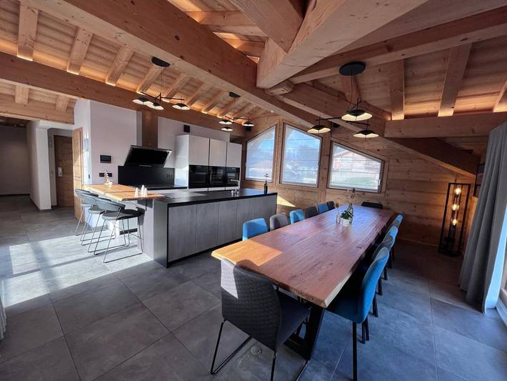 Chambre d’hôte pour 2 personnes, avec terrasse ainsi que sauna et vue à Les Gets