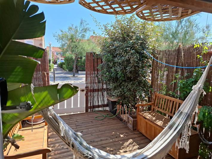 Appartement entier, Appartement 'Copains Cabanon Mer Clim Pk' avec terrasse commune et climatisation in Frontignan, Côte méditerranéenne (France)