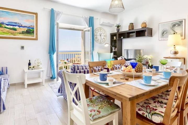 Penthouse pour 6 personnes, avec vue sur l’océan et balcon/terrasse à Alghero - 3