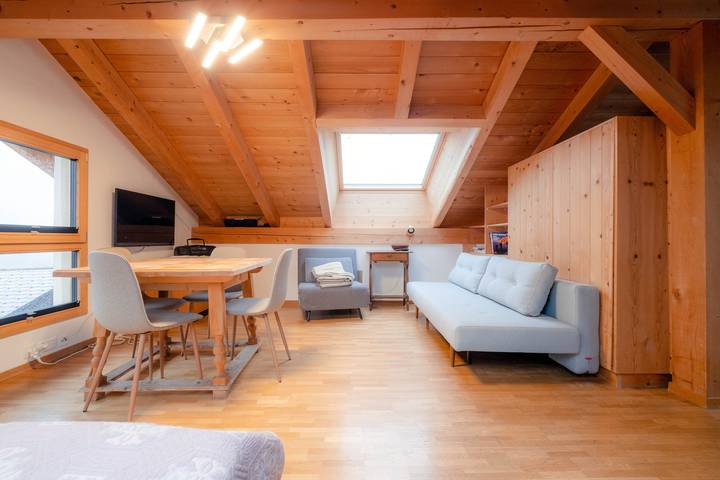 Ferienwohnung für 3 Personen, mit Terrasse und Sauna, kinderfreundlich in Graubünden - 4