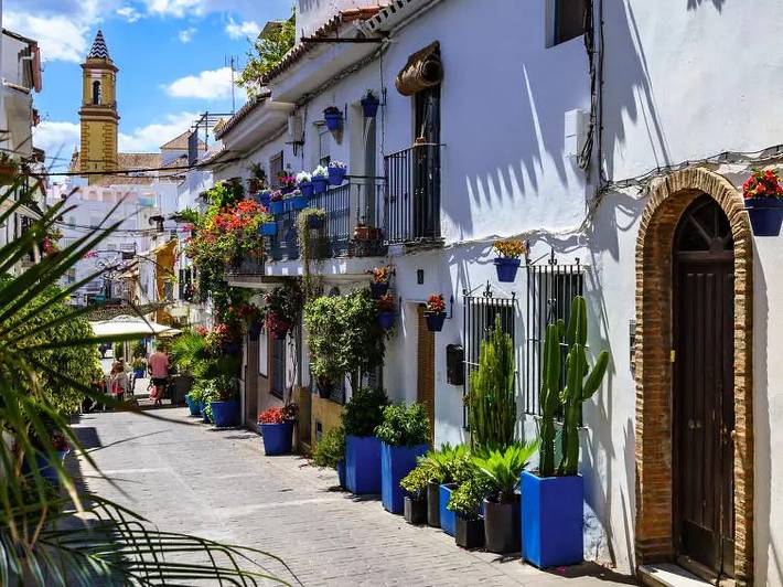Villa pour 4 personnes, avec piscine et terrasse à Estepona
