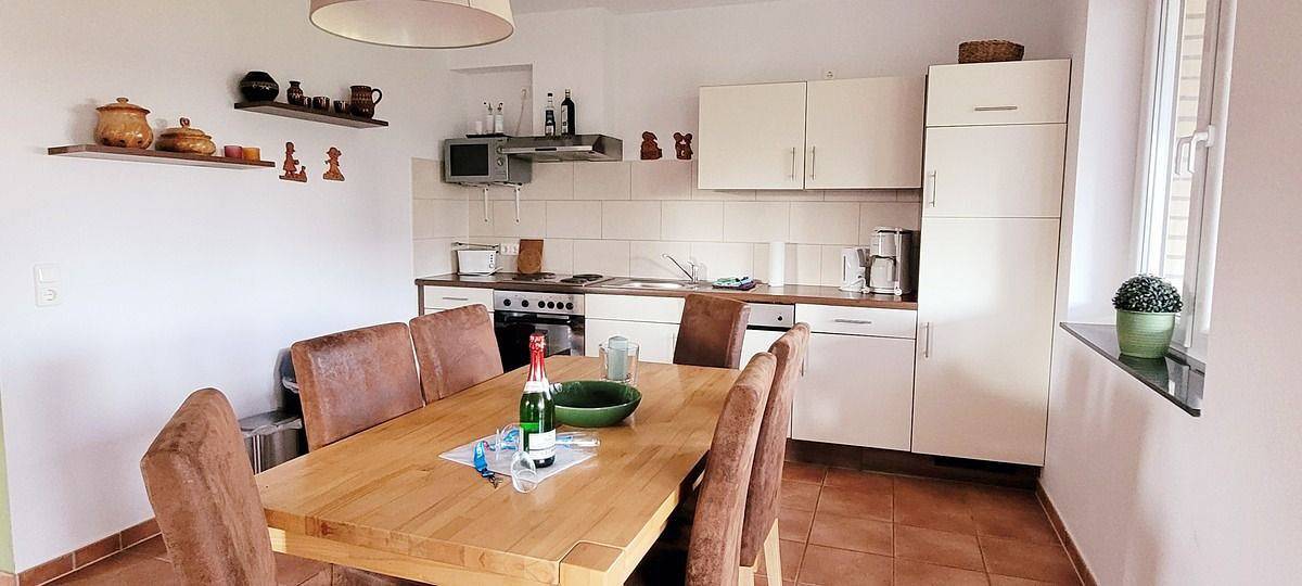 Ganze Wohnung, Großzügige Ferienwohnung am Plauer See mit Terrasse, Seeblick und Kamin in Alt Schwerin, Plauer See