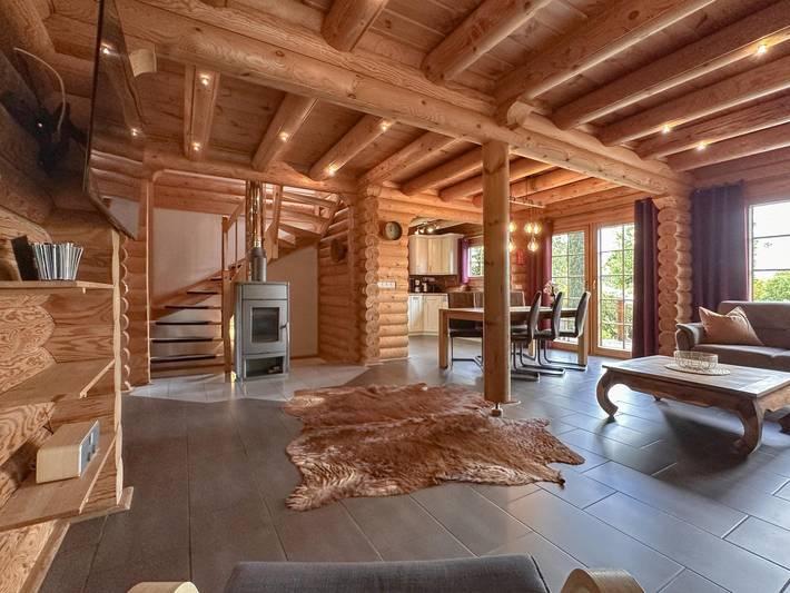 Ferienhaus für 6 Personen, mit Terrasse und Garten sowie Sauna, mit Haustier in Naturpark Oberpfälzer Wald - 3