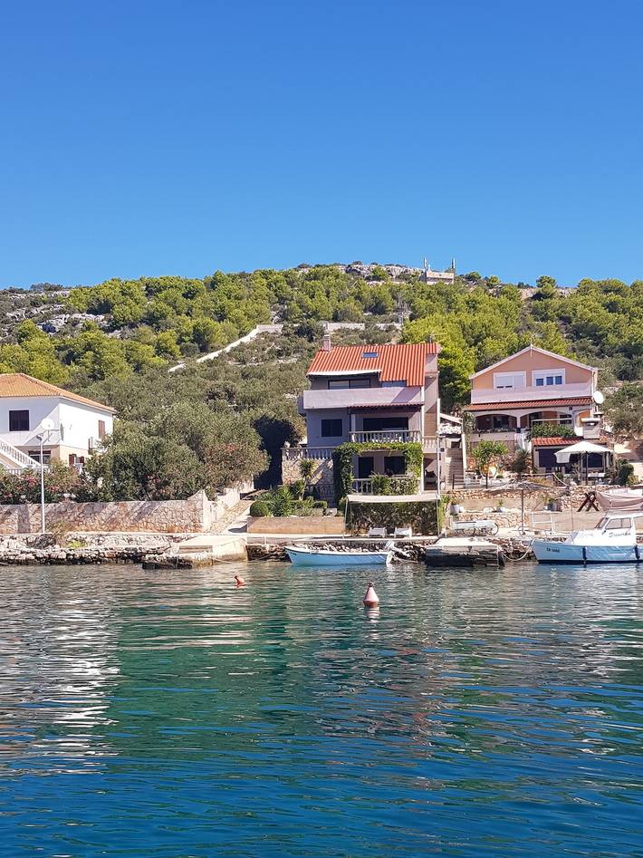 Ganze Wohnung, 1-Zimmer-Ferienwohnung am Strand Kaprije A-20012-a in Sibenik Islands