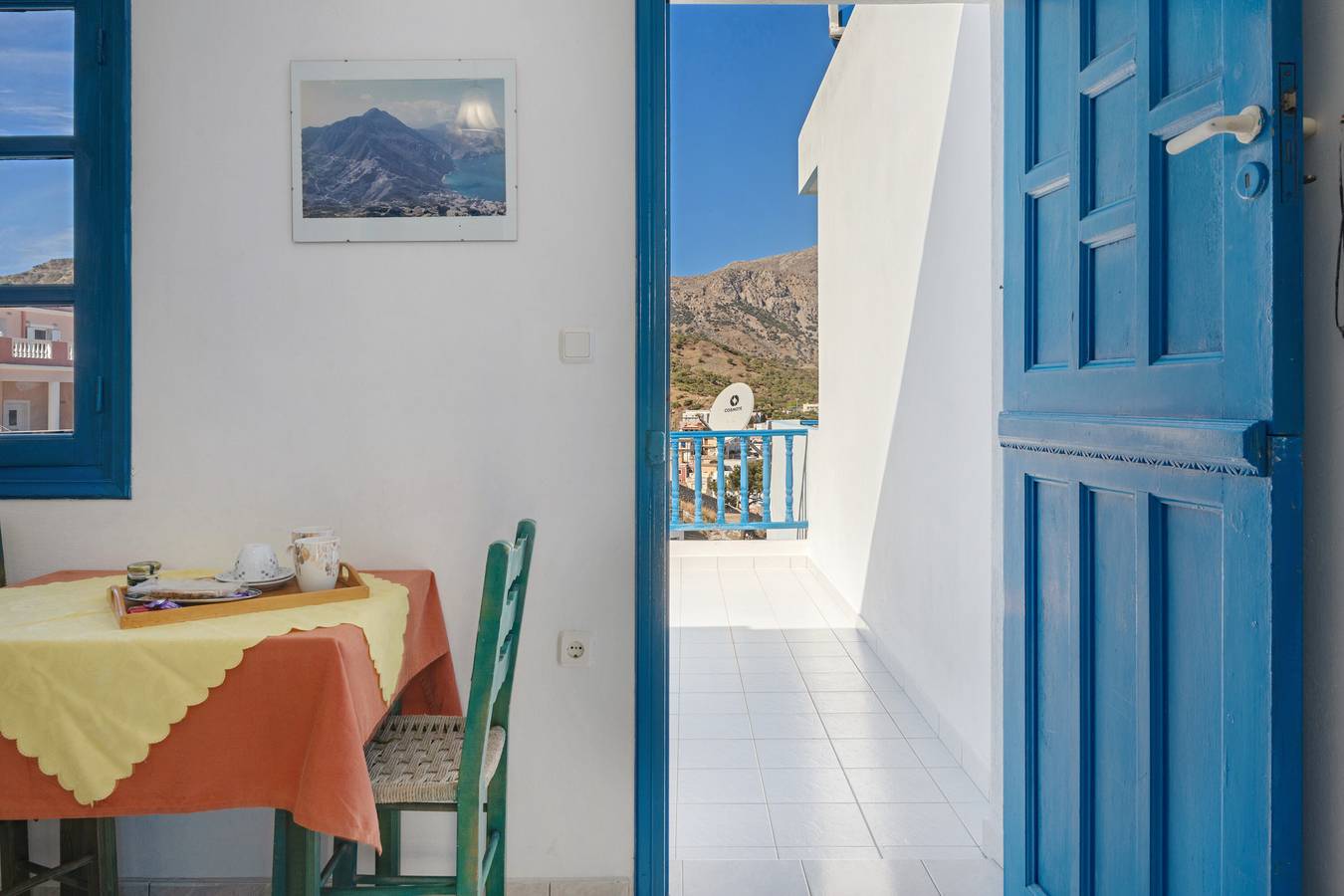 Studio entier, Studio Appartement 'Double No 2' avec vue sur la mer, Wi-Fi et climatisation in Karpathos