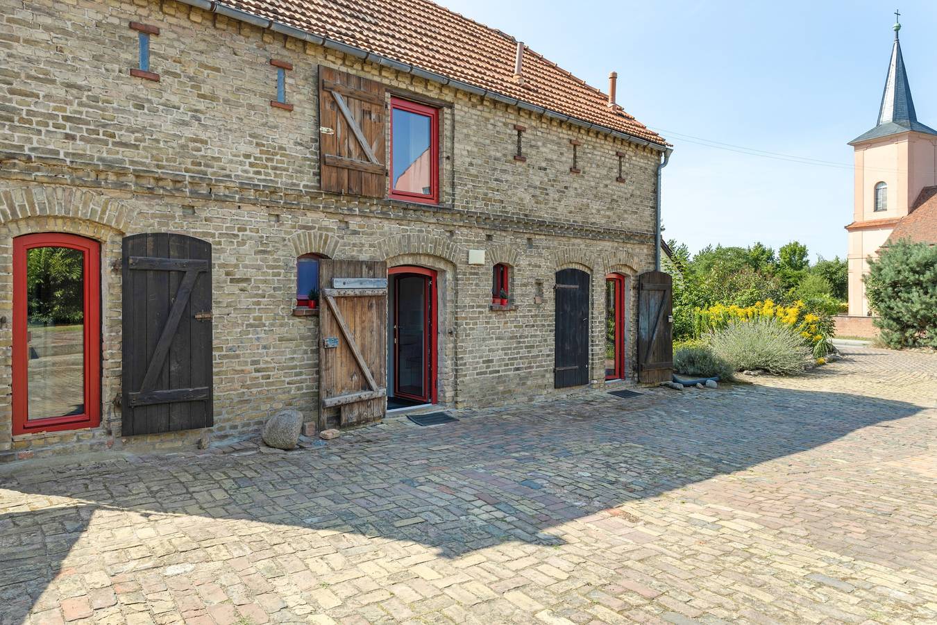 Maison de vacances « Rotes Haus Phöben » avec terrasse privée, jardin et Wi-Fi in Phöben, Werder