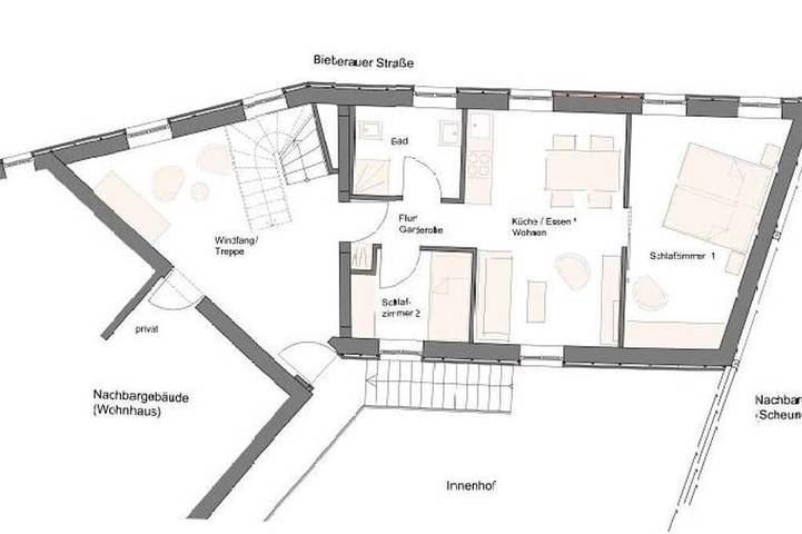 Ferienwohnung für 4 Personen, mit Garten in Modautal