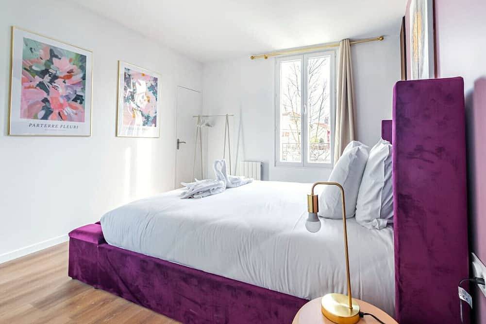 Entire apartment, Colorful apartment 5 minutes from Paris in Bagnolet, Seine-Saint-Denis