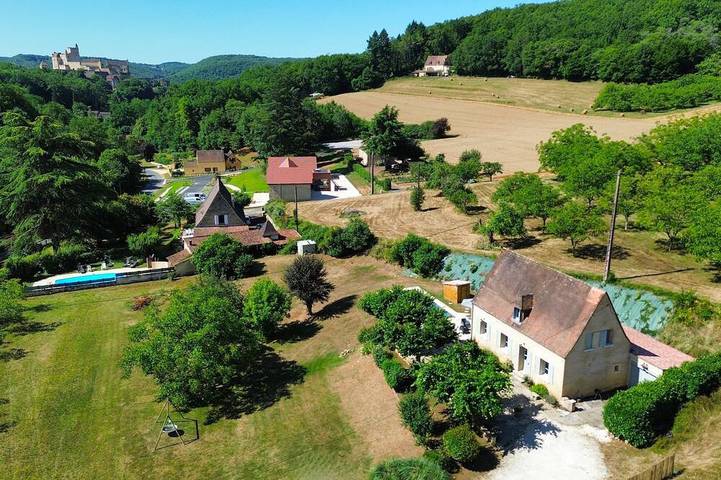Maison de vacances pour 8 personnes, avec jardin à Beynac-et-Cazenac