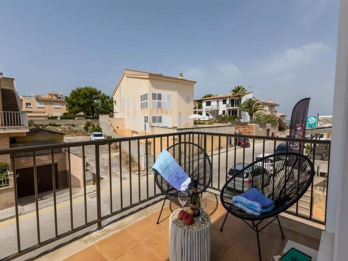 Ferienwohnung für 6 Personen, mit Balkon und Terrasse in Ses Covetes - 3