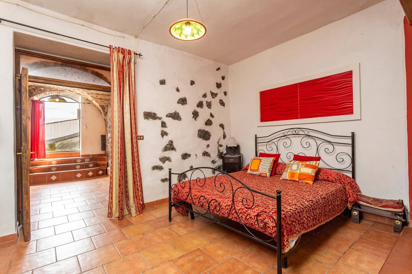 Ganze Wohnung, Ferienhaus 'Cantina' mit Meerblick, Wi-Fi und Klimaanlage in Piedimonte Etneo, Ätna