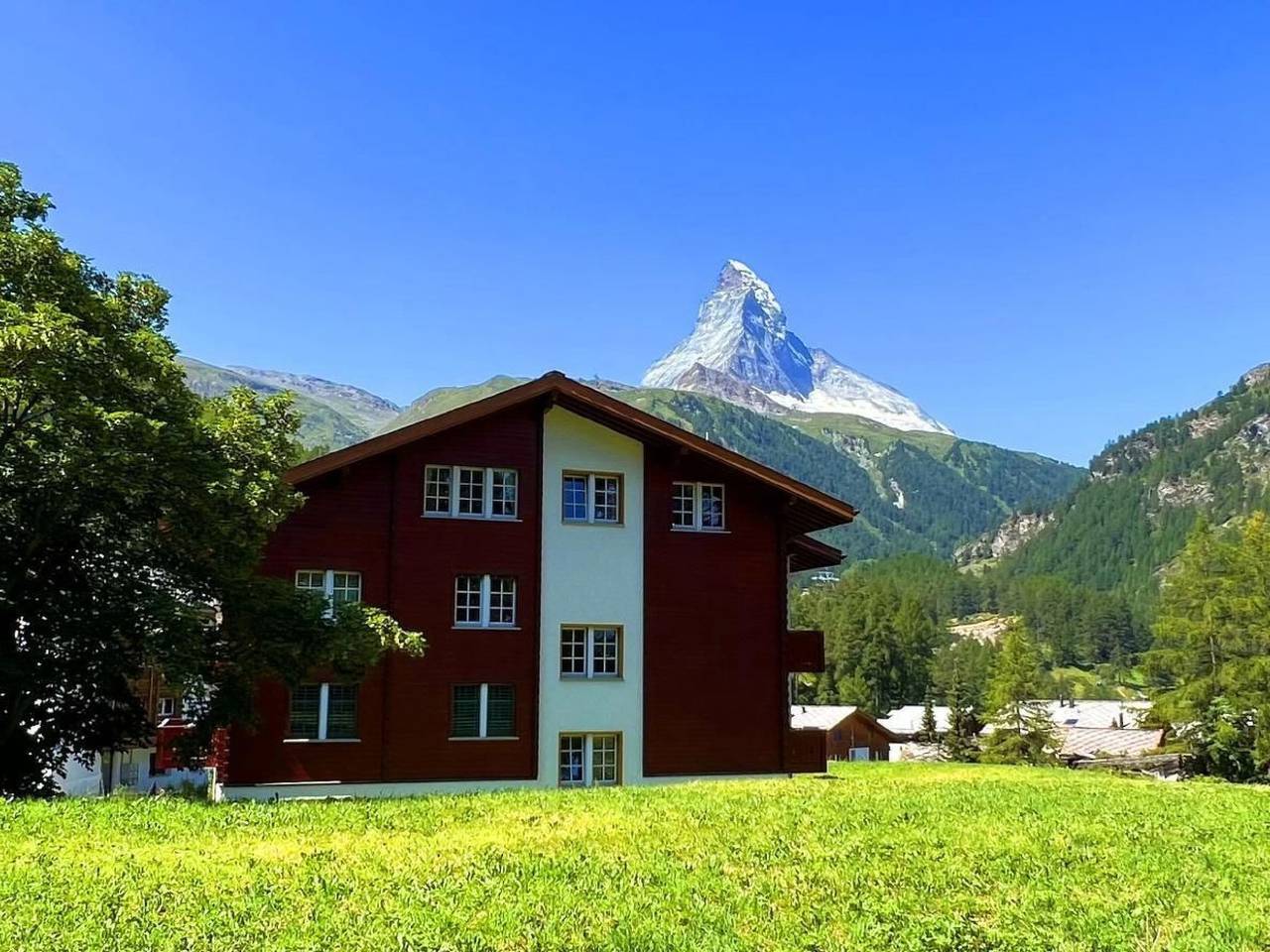 Appartement entier, Studio mit traumhaftem Blick auf das Matterhorn in Zermatt, Alpes valaisannes