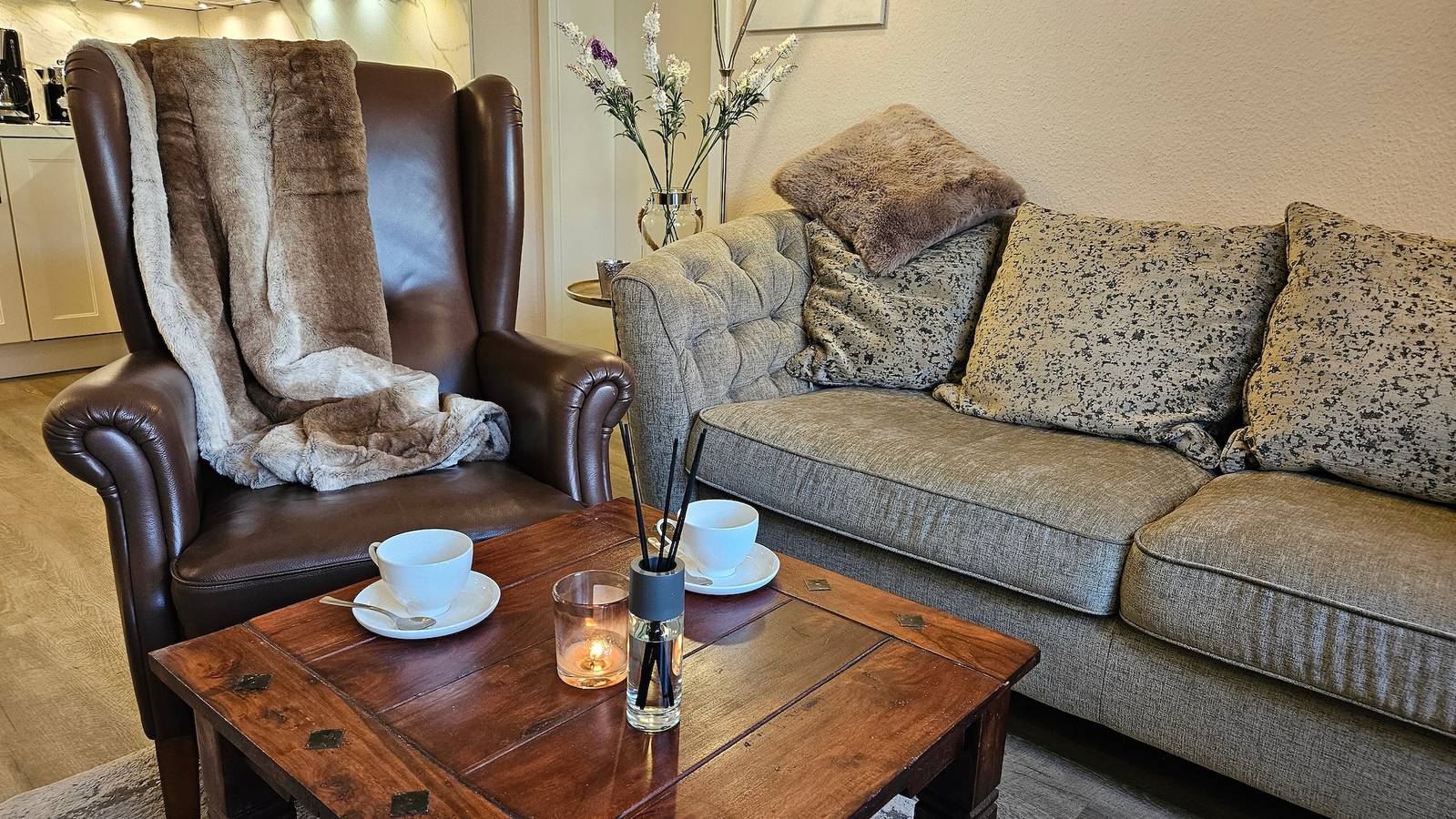 Ganze Wohnung, Ferienwohnung 'Valencia Am Rosenhof' mit Meerblick, Gemeinschaftsgarten und Wlan in Kühlungsborn, Mecklenburgische Ostseeküste