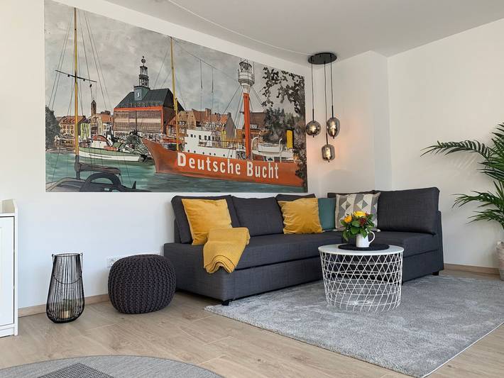 Ferienwohnung für 4 Personen, mit Garten und Terrasse in Emden - 3