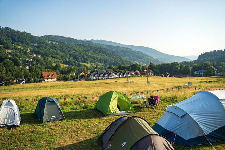 Kemping dla 4 osób, z Ogród i Widok w Śląsk