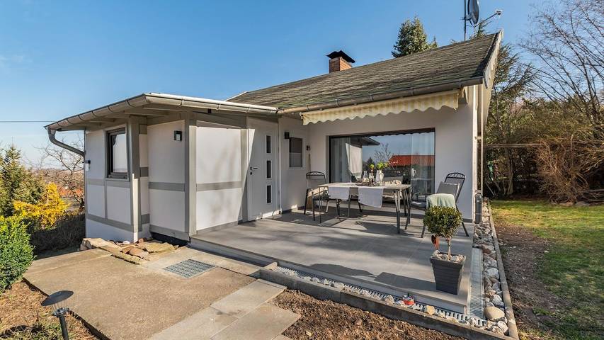Ferienhaus für 4 Personen, mit Terrasse und Sauna sowie Garten, mit Haustier - 1