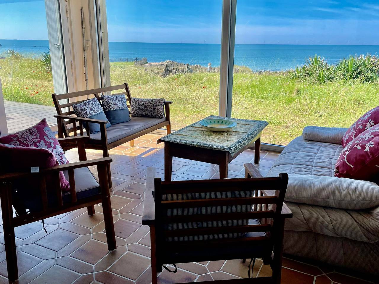Maison familiale, accès direct plage - 9 pers. in Batz-sur-Mer, Côte d'Amour