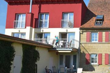 Ferienwohnung für 2 Personen, mit Balkon und Garten, mit Haustier in Colmberg