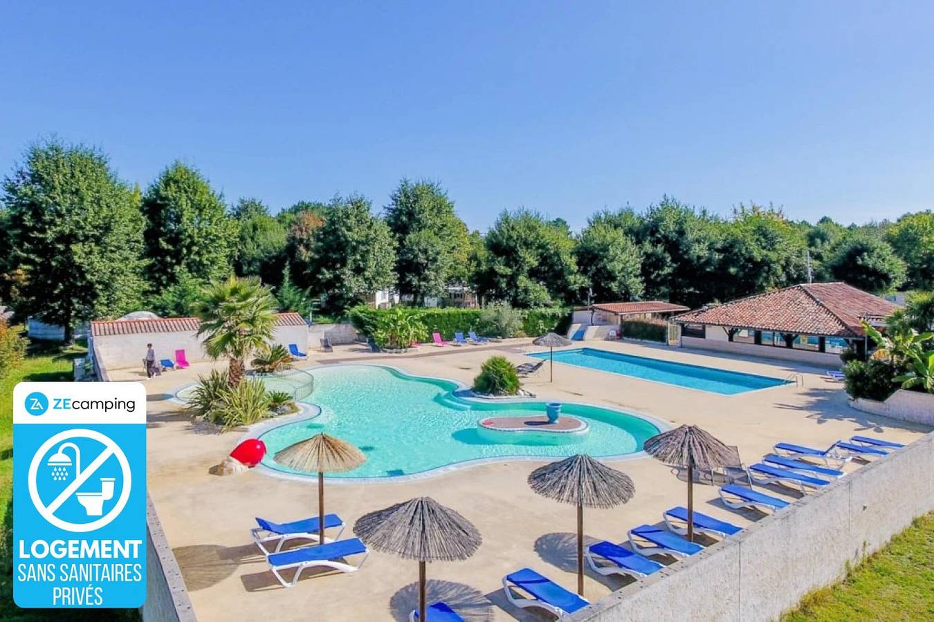 Camping 3 étoiles - Parc aquatique - ccbfgeb in Sainte-Eulalie-en-Born, Côte d’Argent