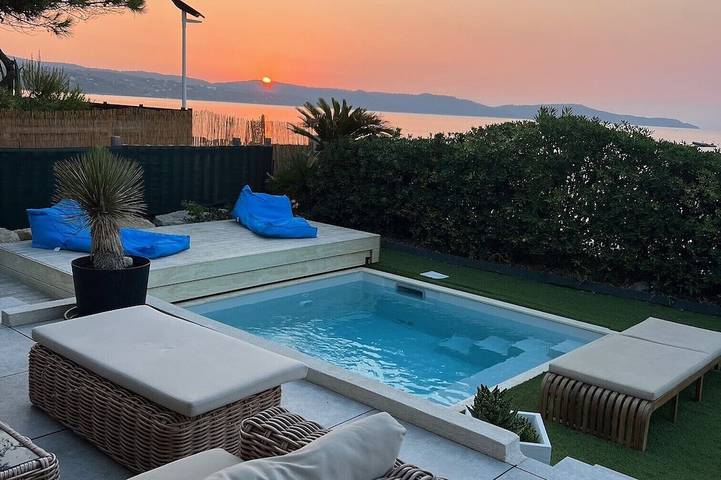 Villa pour 9 personnes, avec jardin et balcon