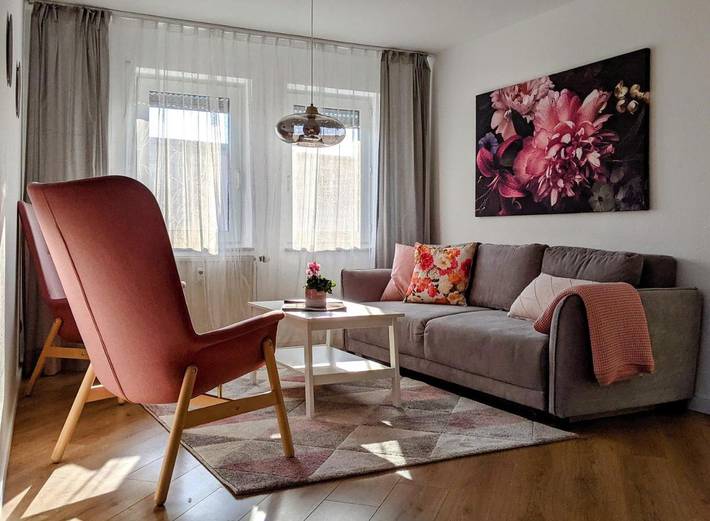 Ferienwohnung für 4 Personen, mit Ausblick in Metzingen